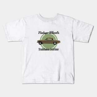 Vintage Wheels - Studebaker Starliner Kids T-Shirt